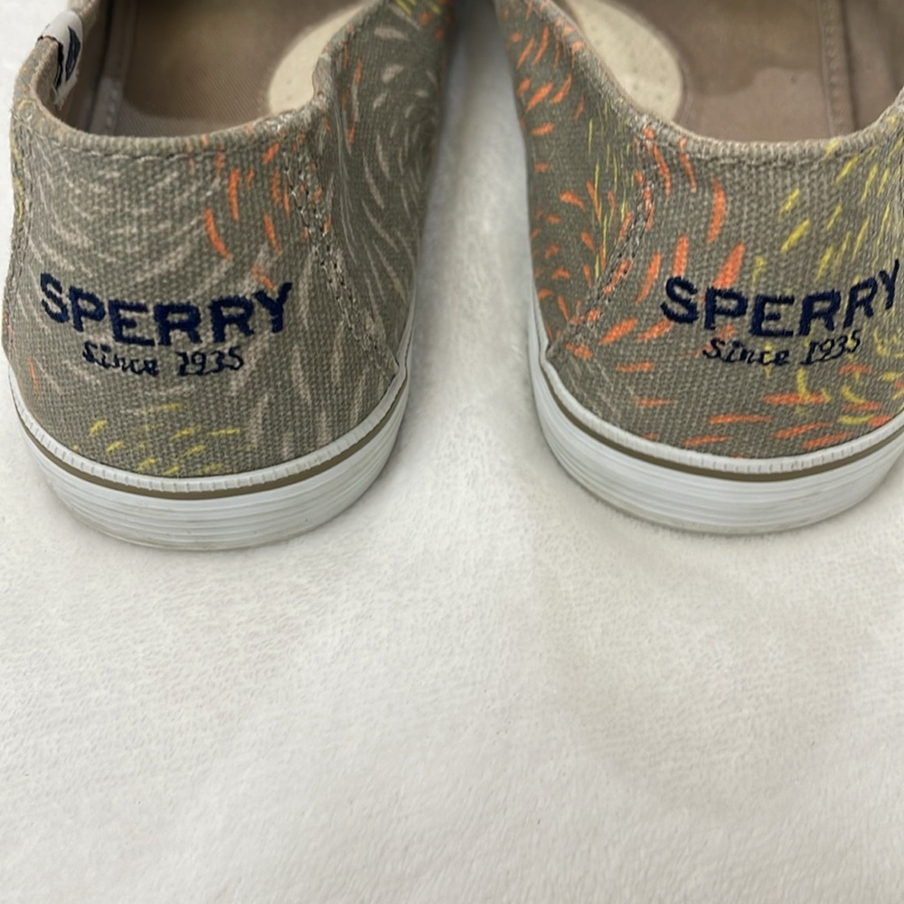 Sperry Patterned Canvas Loafers WOMENS SIZE 9M - Picture 6 of 7